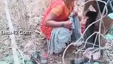 Desi village Randi Bhabhis outdoor fucking with local boy, leak mms porn