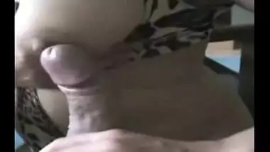 Sexy big boobs Indian wife sensual blowjob scandal