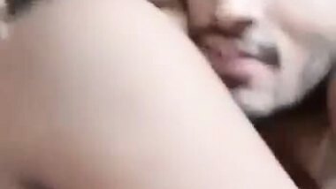 Fucking tight pussy of GF in standing position