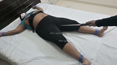 Indian desi girl got tied on bed and d