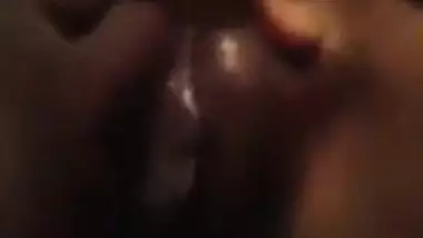 Tamil - Teenage shows her shaven vagina