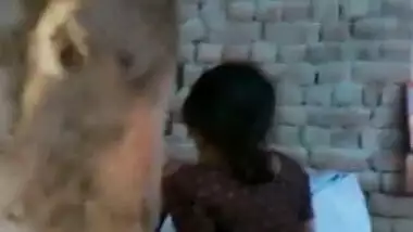 Spy young Tamil teen couple fuck in old barn. Caught Desi outdoor mms