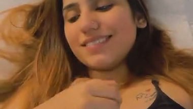 Extremely Beautiful Indian Babe Enjoying in Hotel