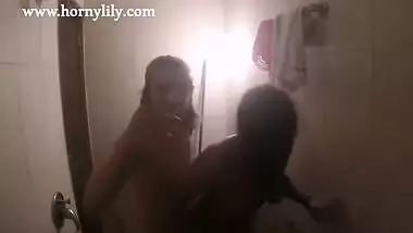 Indian Bhabhi - Indian Babe Lily Hardcore Sex In Doggy Style Blowjob Cumshot In Shower