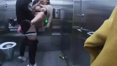 A Quick Fuck In The Public Bathroom