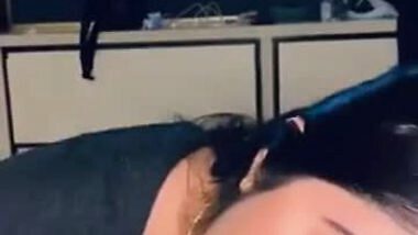 BBW College Cutie Sucking While Watching Football