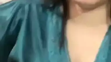 Bhabhi flashing big boobs to secret lover