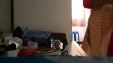 Tamil mom dress change spy hidden cam video