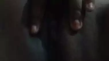 Nude south Indian girl black pussy fingering