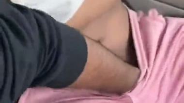Nude in Car Pussy Pulling