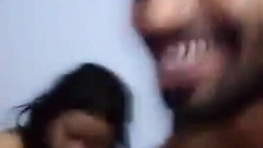 Horny Husband Sucking Girlfriend Boobs