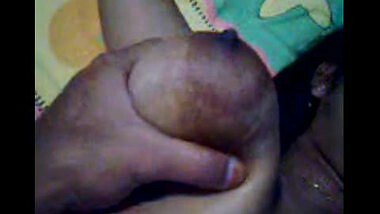 Squeezing Huge Tits