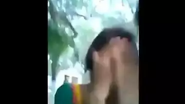 Indian legal age teenager porn video of a college pair having pleasure in a park