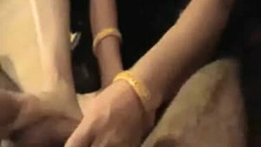 Hot pakistani girl handjob and footjob