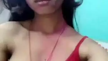Desi village girl selfie video making