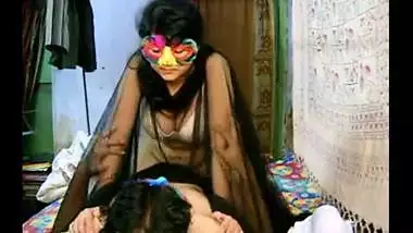 Mature bhabhi tempts lover to press her big boobs