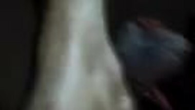 Wifes Feet in air while fucked.