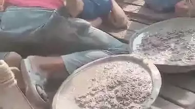 Labour fucking village girl during house construction