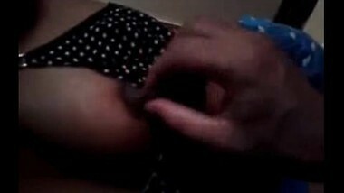 Bhabhi lets devar play with boobs
