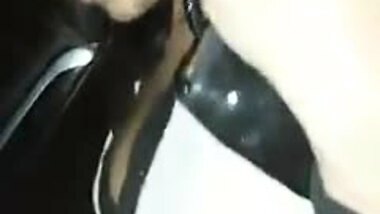 Indian girl in the car