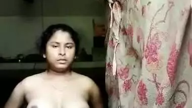 Today Exclusive- Desi Village Girl Record Her Nude Video For Lover Part 2