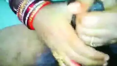 Desi wife hubby’s cock masage and handjob with cumshot