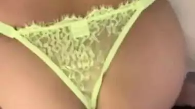 POV backshots with sexy panties to the side