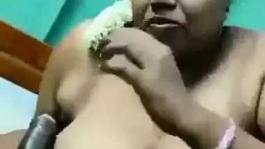 Tamil slut blowjob with big boobs showing