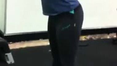 Me squatting in the gym 