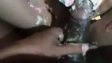 Man uses cake to spice up his sex in desi sex video