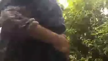 Slim tribal village girl fucking outdoor with lover