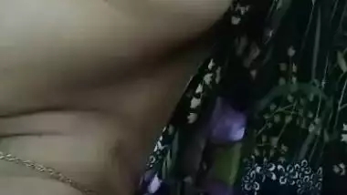 Bhabhi sucking cock and hubby pressing her boobs hard