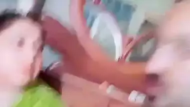 Pervert sucks his Bhabhi’s boobs and kisses her