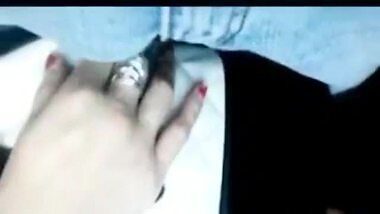 Hot Aunty Touches The Man’s Dick