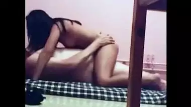 Hidden cam sex scandal of Indian teen college girl with boyfriend