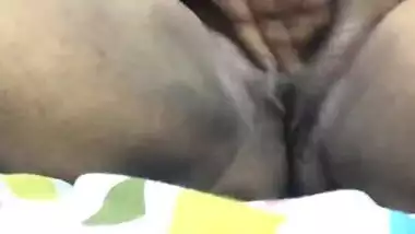 Tamil girl Mitchel plays with soar fucked vagina