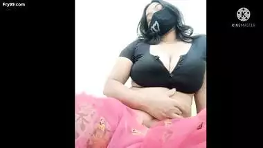 Indian newly married bhabhi has sexy video call with husband