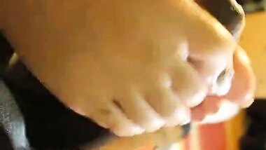 Lucky nri gets footjob