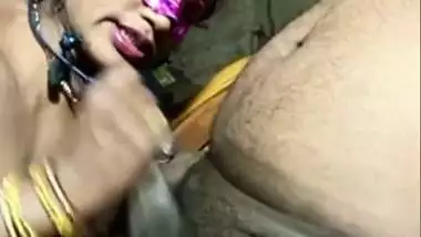 Horny Desi Bhabhi Sucking Hubbys Cock