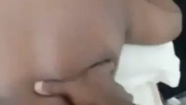 Thick ass chubby girlfriend doggy fucking FSI sex