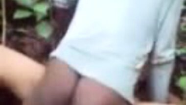 Beautiful lady fucking in jungle