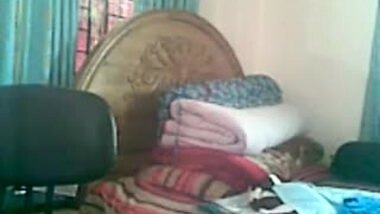 Punjabi girl self captured her bath and dressed 