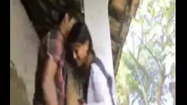 Indian outdoor sex clip of village cutie in uniform
