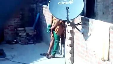 Voyeur records neighbor wearing pajami