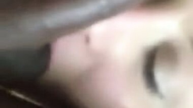 IMWF Cute white sucks indian cock