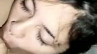 Extremely cute girl giving blowjob so nicely