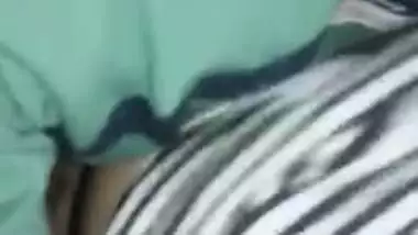 Desi female tries to sleep while sex addicted man films on XXX camera