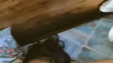 College girl mouth fucking by professor and cum on face