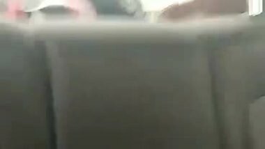 Beautiful Punjabi girl fingering pussy inside car