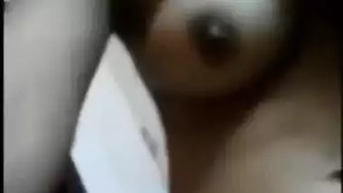 Desi girl striping and showing boobs and pussy